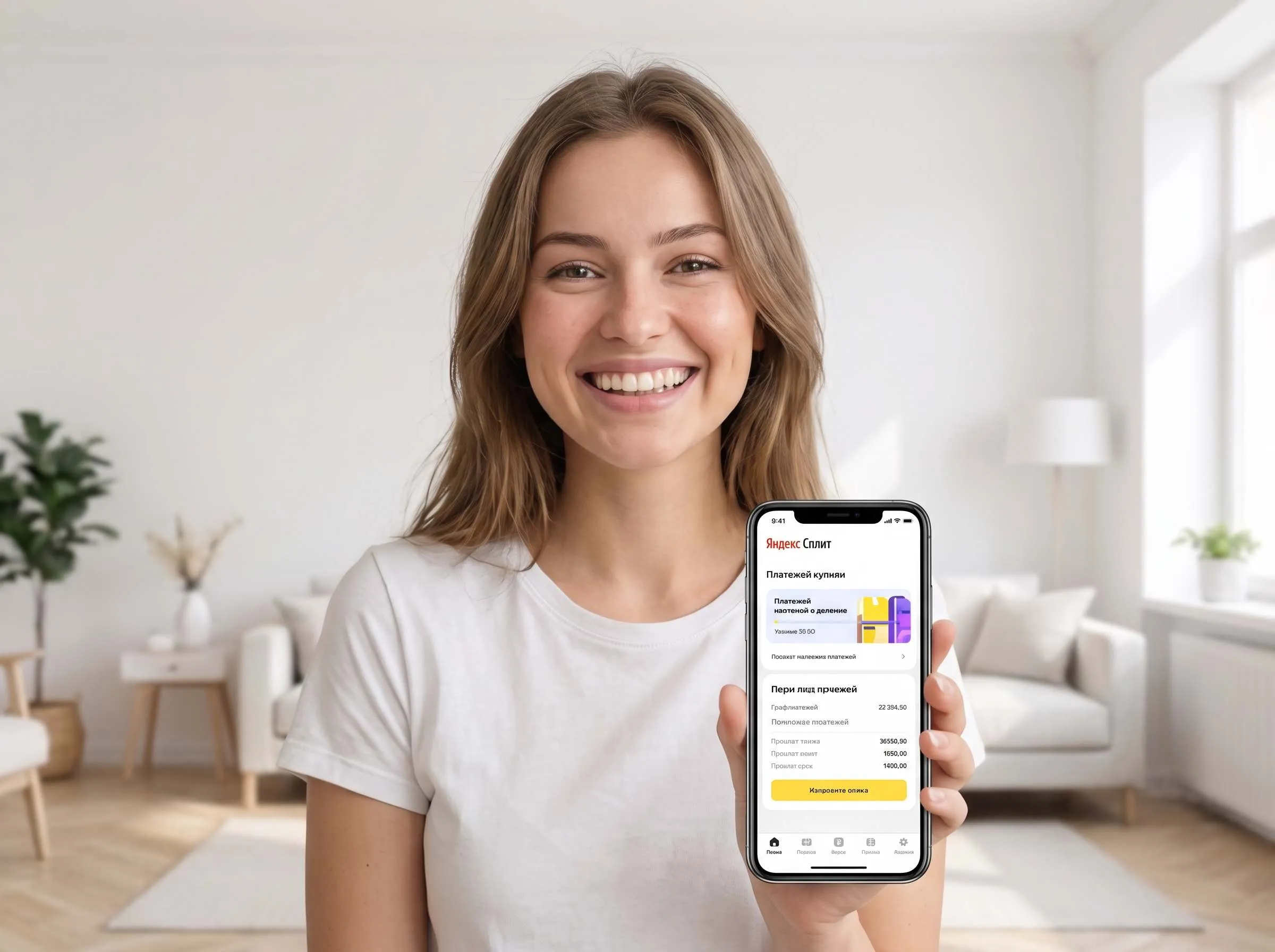 Оплата пластиковых окон в рассрочку и частями через Яндекс Сплит